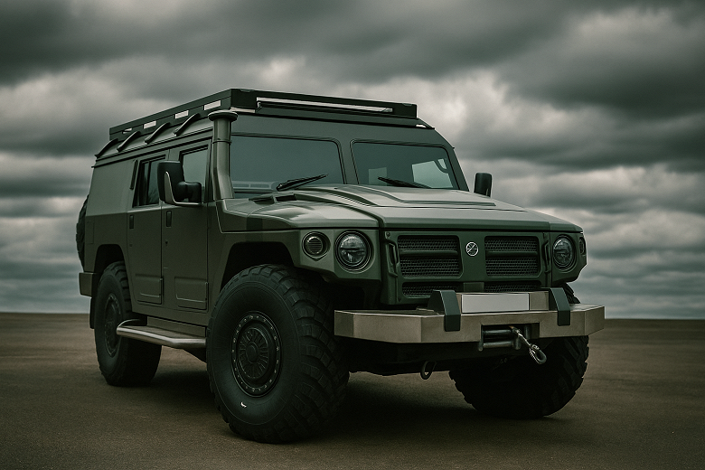 Редкий гражданский вариант армейского внедорожника «Тигр» выставили на продажу за 8,35 млн рублей. Машина почти не ездила